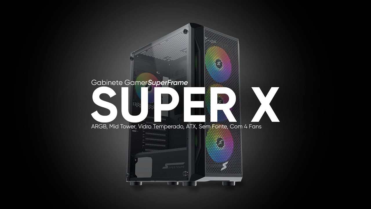 MELHOR GABINETE DO BRASIL! 🤩 Review Gabinete Gamer SuperFrame Super X