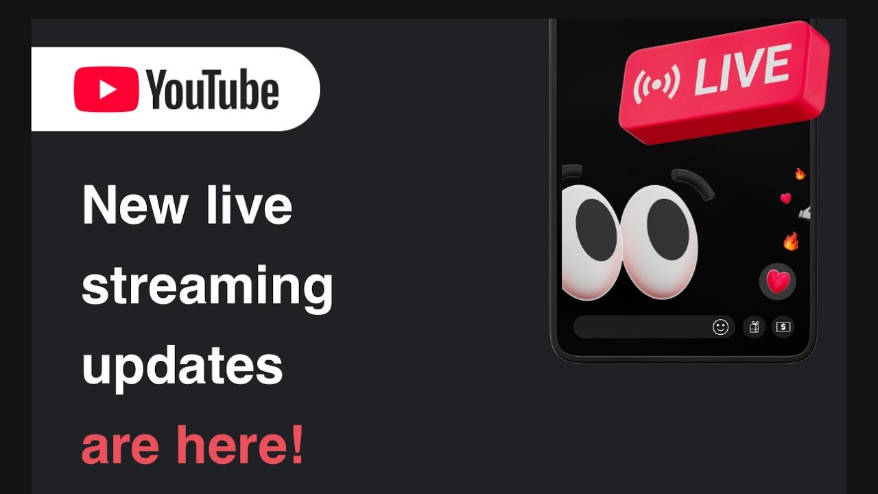 YouTube Streaming Updates Read Audio
