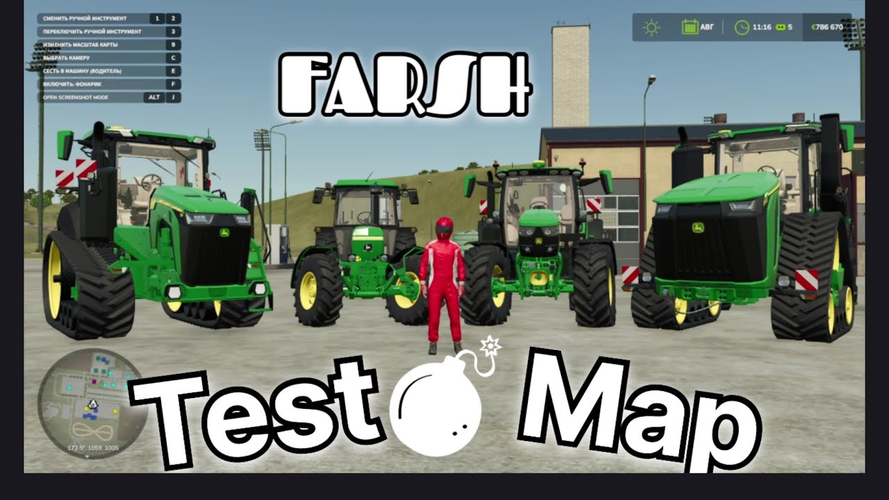 Testing Tractors on the FS25 Test Map | Farming Simulator 25 Gameplay 