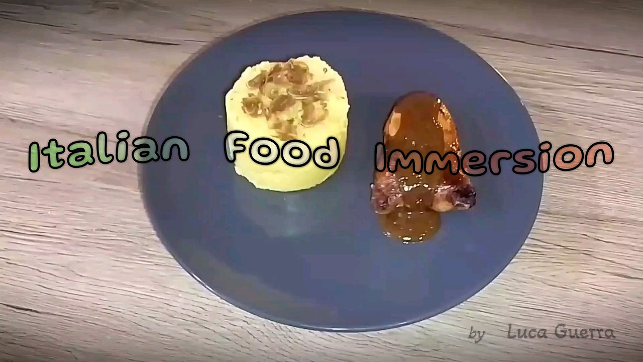 Quaglia ripiena con polenta al tartufo