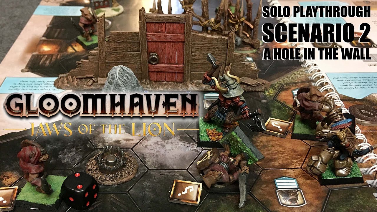 Gloomhaven: Jaws of the Lion Solo Playthrough - Scenario 2