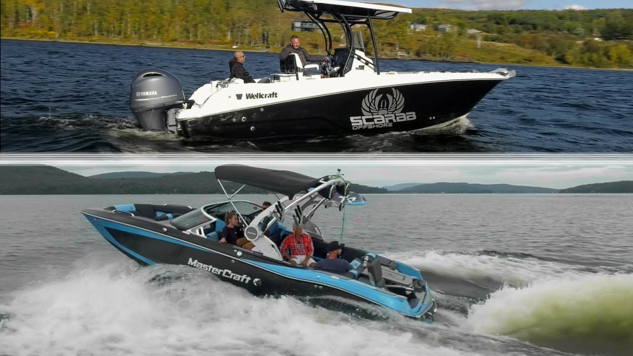 Mastercraft X22 et Wellcraft 242 Fisherman | Essai bateau | Plaisir Nautique