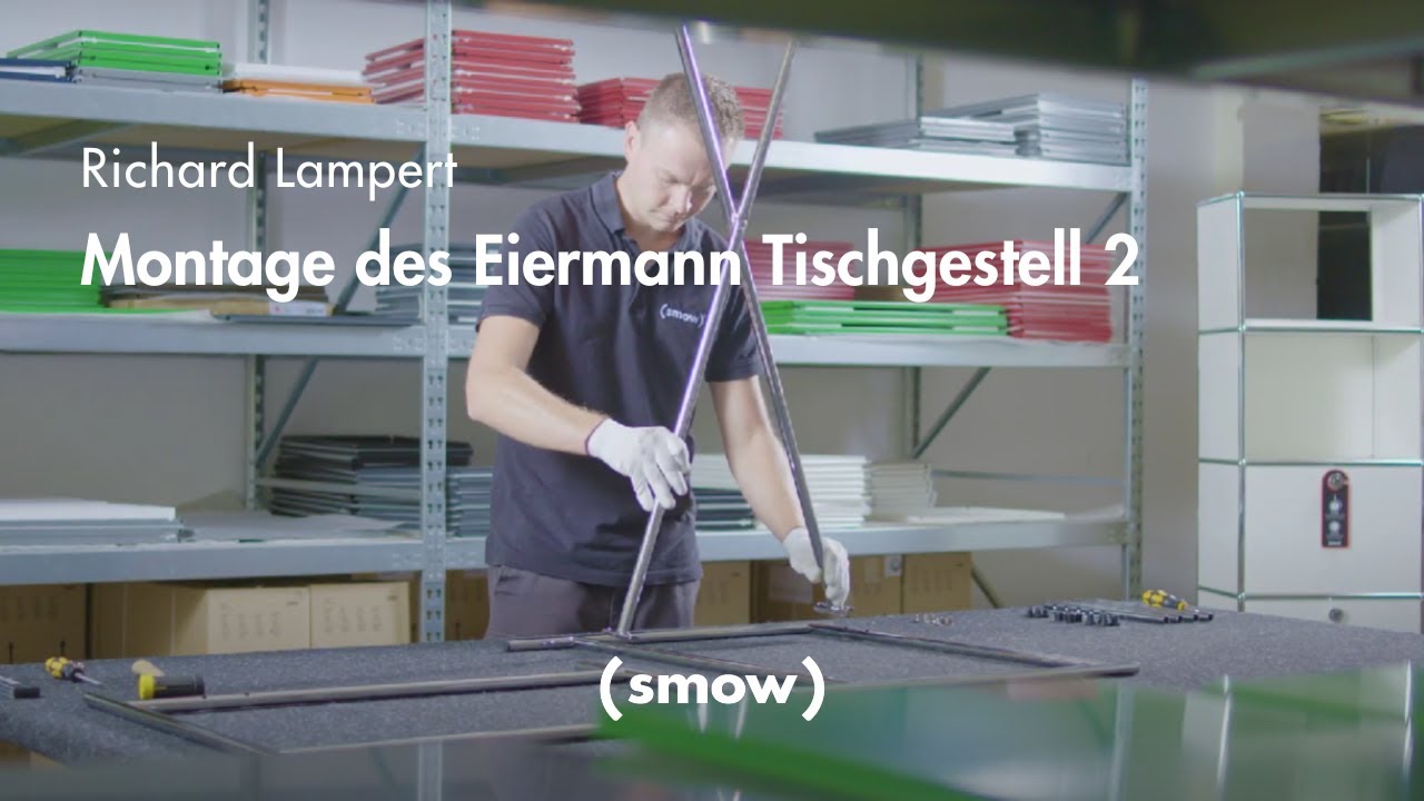 Richard Lampert | Assembly Instruction for Eiermann 2 Table Frame | smow how to