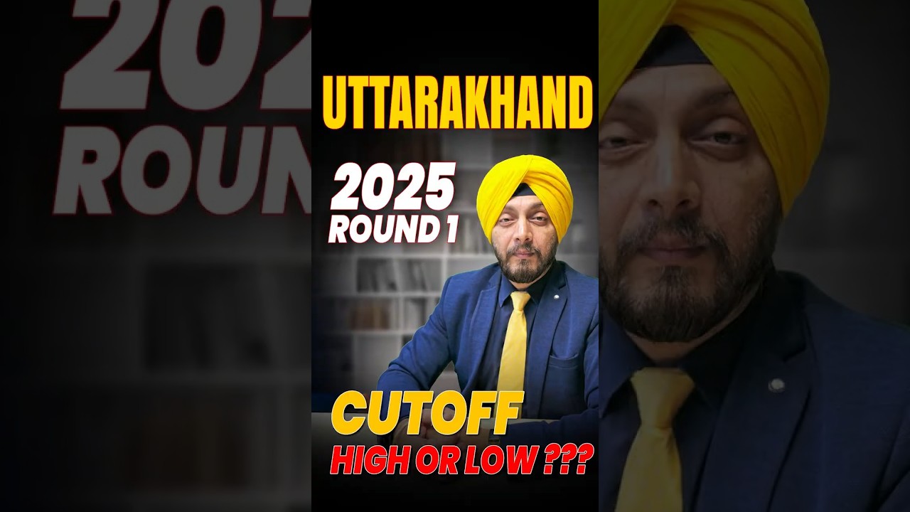 Uttarakhand NEET 2025 &ndash; Round 1 Cutoff Analysis & Comparison | High or Low? Full Breakdown!