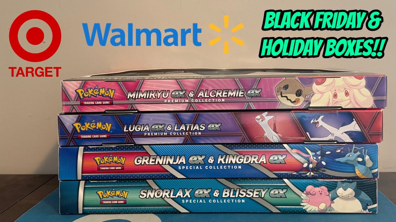 Открываем специальную коллекцию покемонов 2025 года от WALMART BLACK FRIDAY и TARGET HOLIDAY!!
