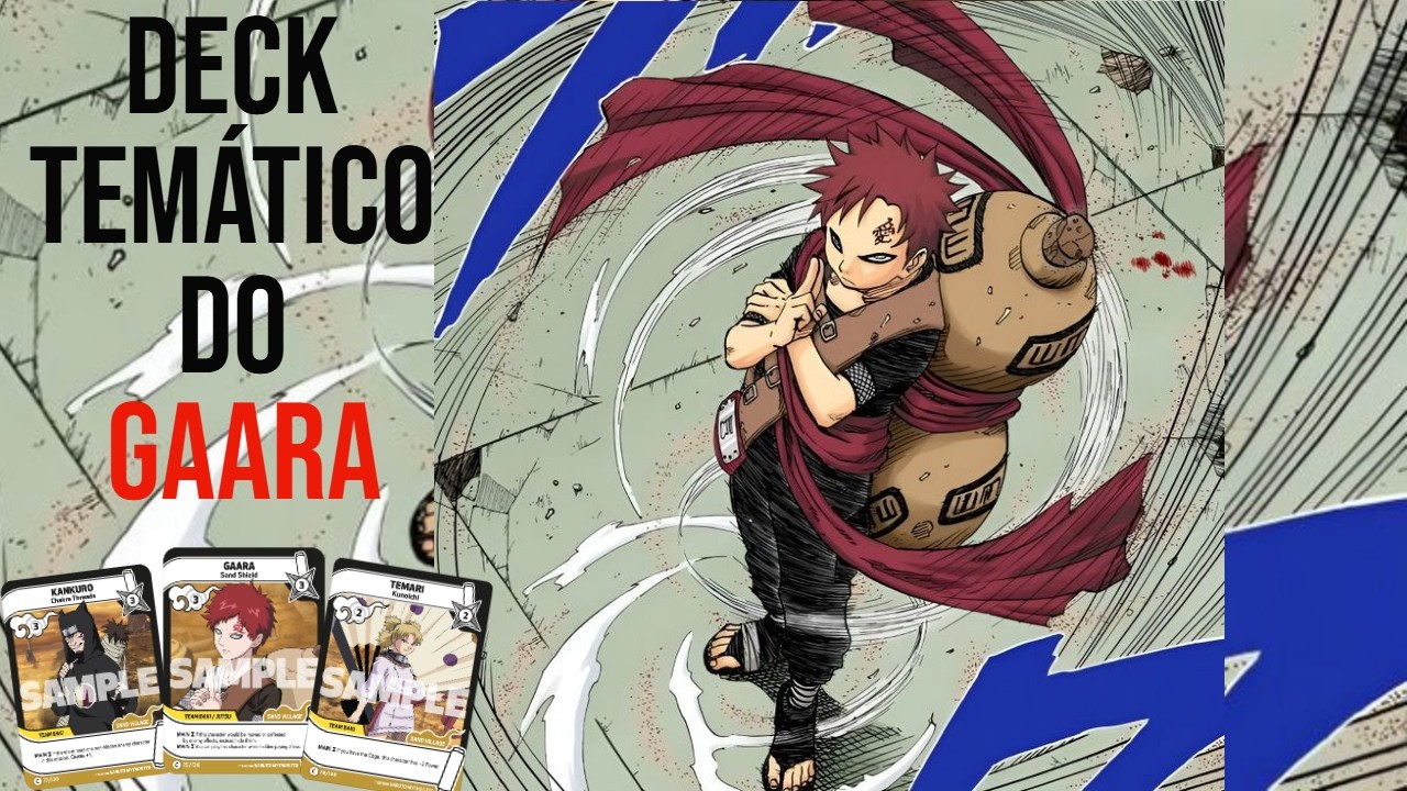 GAARA DO DESERTO É INSANO! Primeira Gameplay de Naruto Mythos