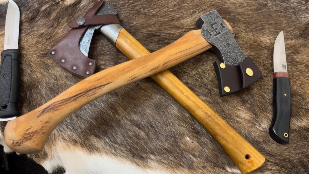USA V Sweden Gransfors Bruk Outdoor Axe Vs Hoffman Blacksmithing Mini Camp Axe