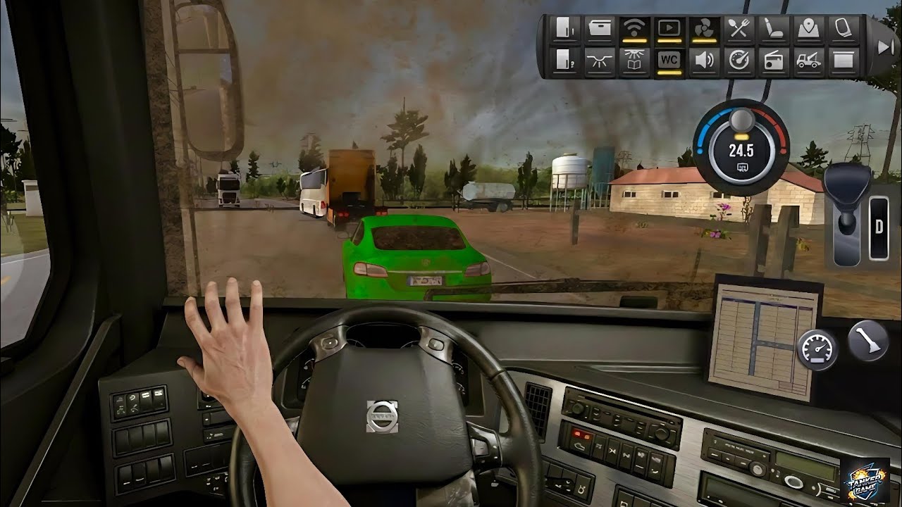[POV] Driving the Bus to Pueblo - The Bus is Covered in Dirt - EMBARRASSING (Bus simulator ultimate)