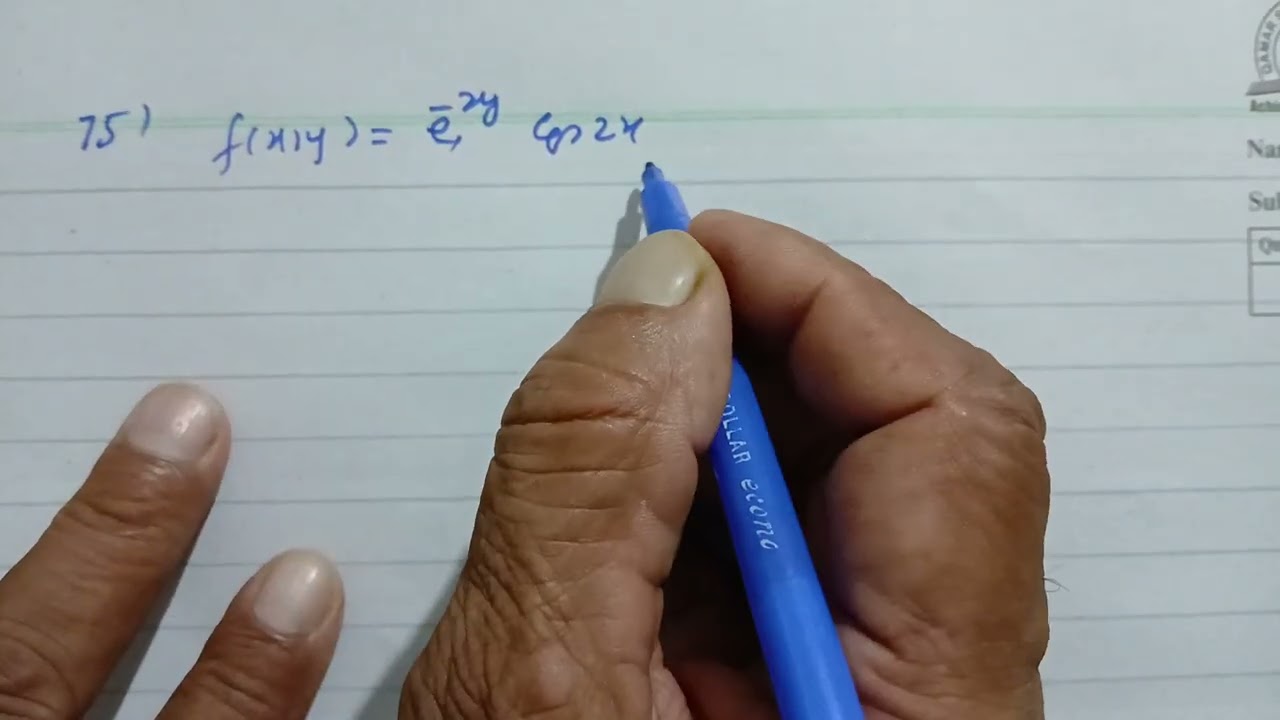 Thomas Calculus Exercise 14.3 Q. 73 to 76. functions satisfying Laplace equation.