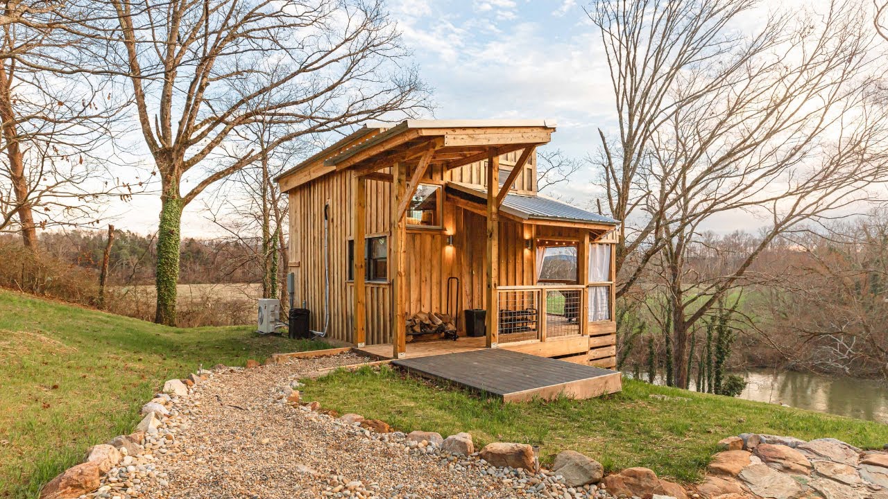 254 Sq ft. TINY HOME on a RIVER! // Livin' With Intention Ep. 5