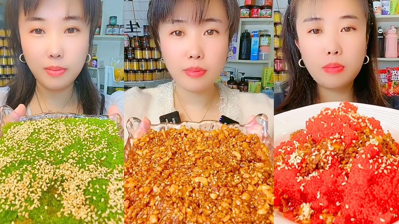 Traditional Chinese Snacks Mukbang | Sesame Balls, Sauces & Local Treats ASMR #451