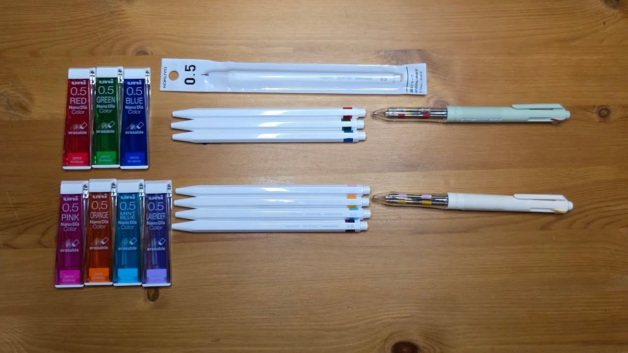 uni Nano Dia Color 샤프심 0.5 + uni STYLE FIT 샤프 유닛 0.5 세팅하기