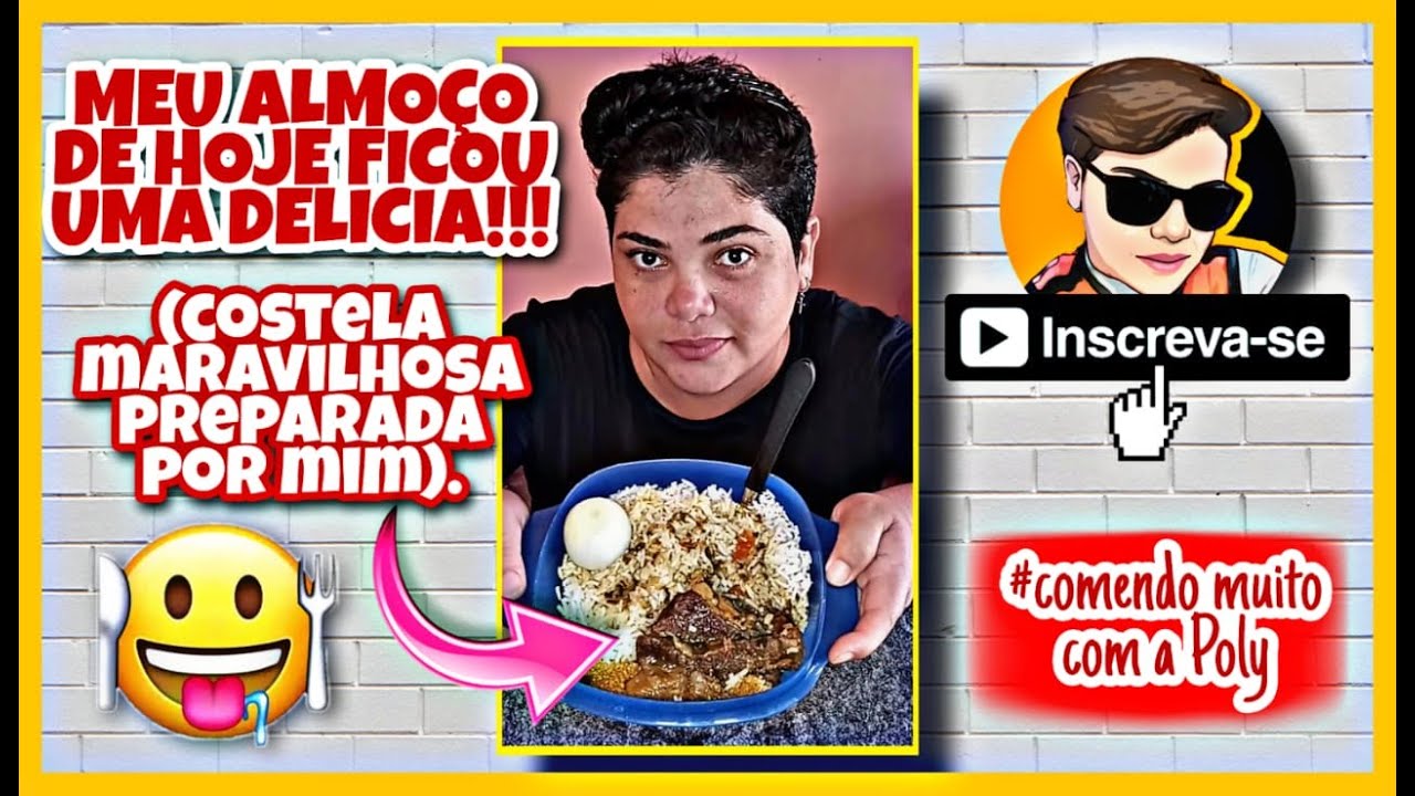 MUKBANG: COSTELA BOVINA COZIDA COM ARROZ BRANCO + Banana e cebola crua | #comendo muito 😋