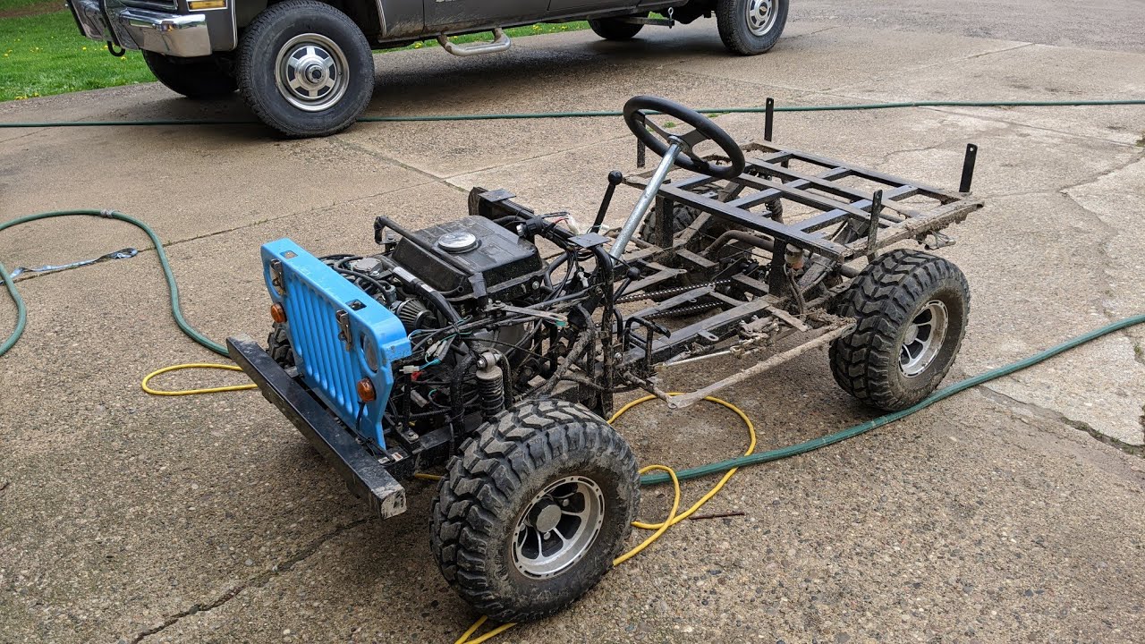 Mini Jeep body off video