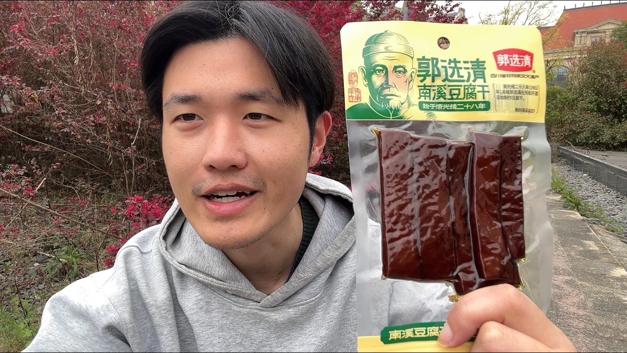 Trying Nanxi Dried Tofu: A Famous Specialty from Yibin, Sichuan 尝试四川宜宾特色美食南溪豆腐干
