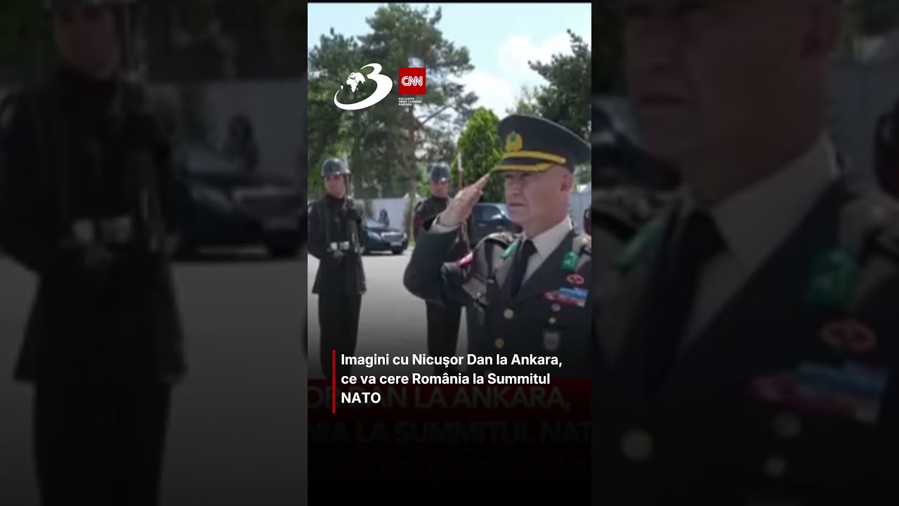 Imagini cu Nicuşor Dan la Ankara, ce va cere Rom&acirc;nia la summitul NATO