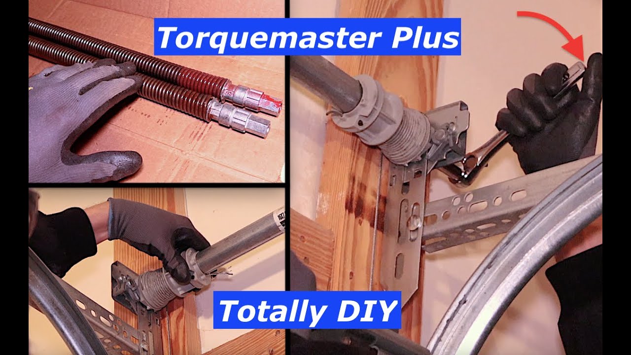 Установка и натяжение пружины Wayne Dalton Torquemaster Plus | Ремонт гаражных ворот своими рукам...