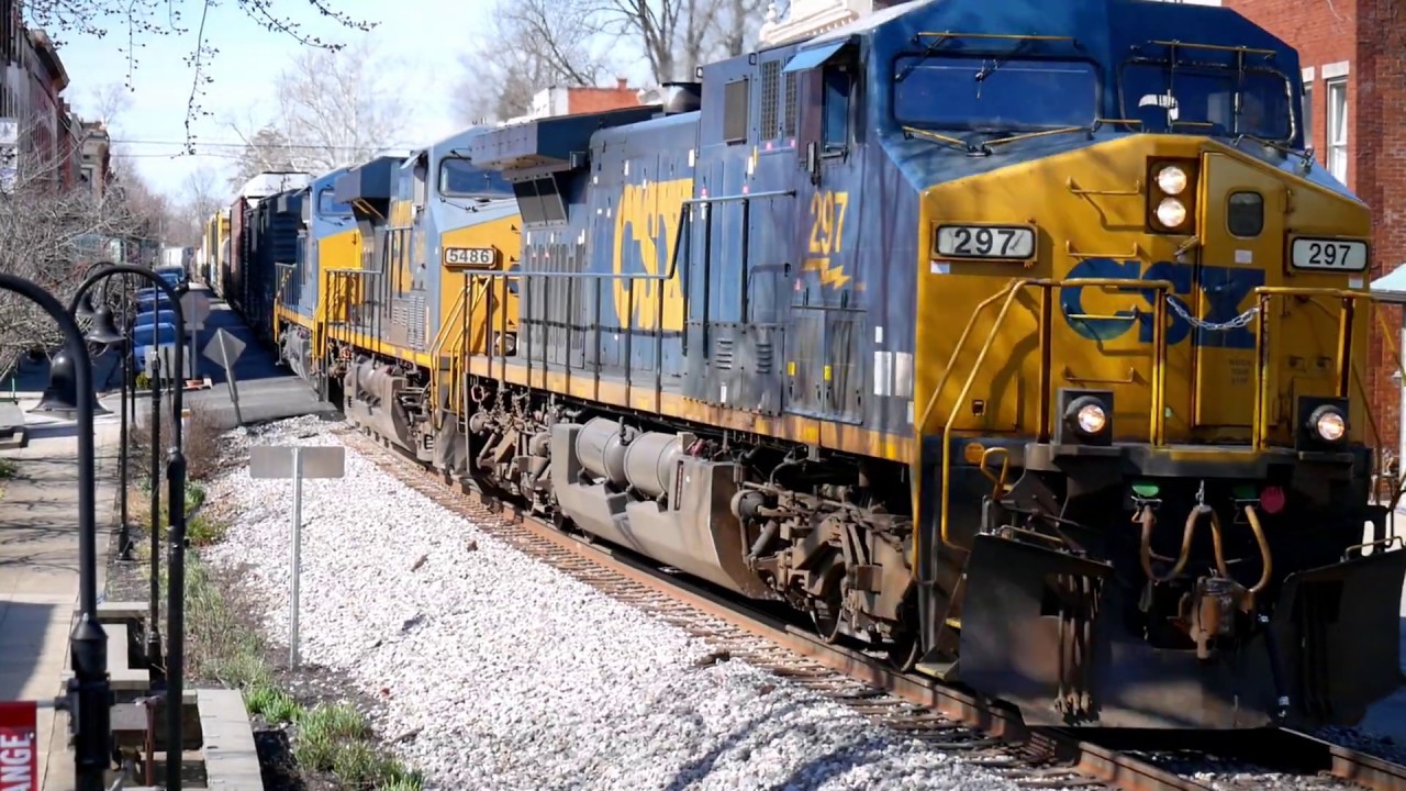 Street running and a CSX meet at La Grange, KY, plus a wide-open catch in the KY countryside