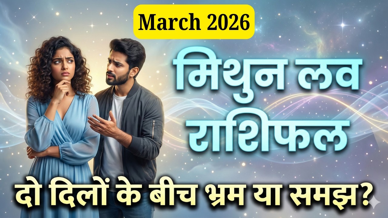 मिथुन लव राशिफल मार्च 2026 | Gemini Love Horoscope March 2026 | Mithun Love Rashifal 2026