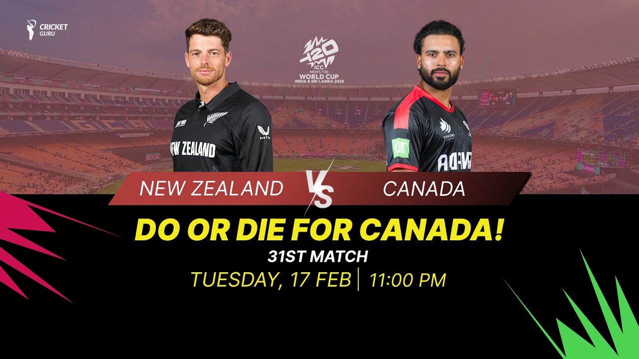 NEW ZEALAND vs CANADA T20 WC 2026 | Super 8 Ticket Match 🔥