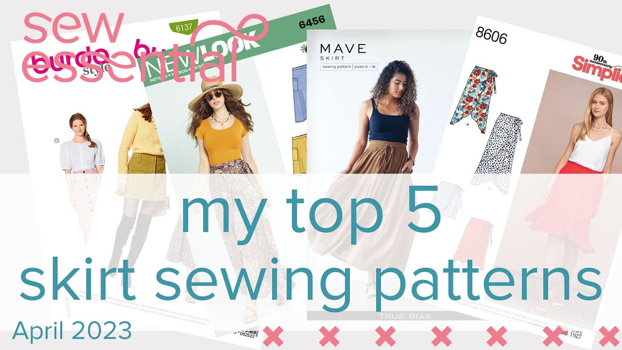 My Top 5 Favourite Spring Skirt Sewing Patterns