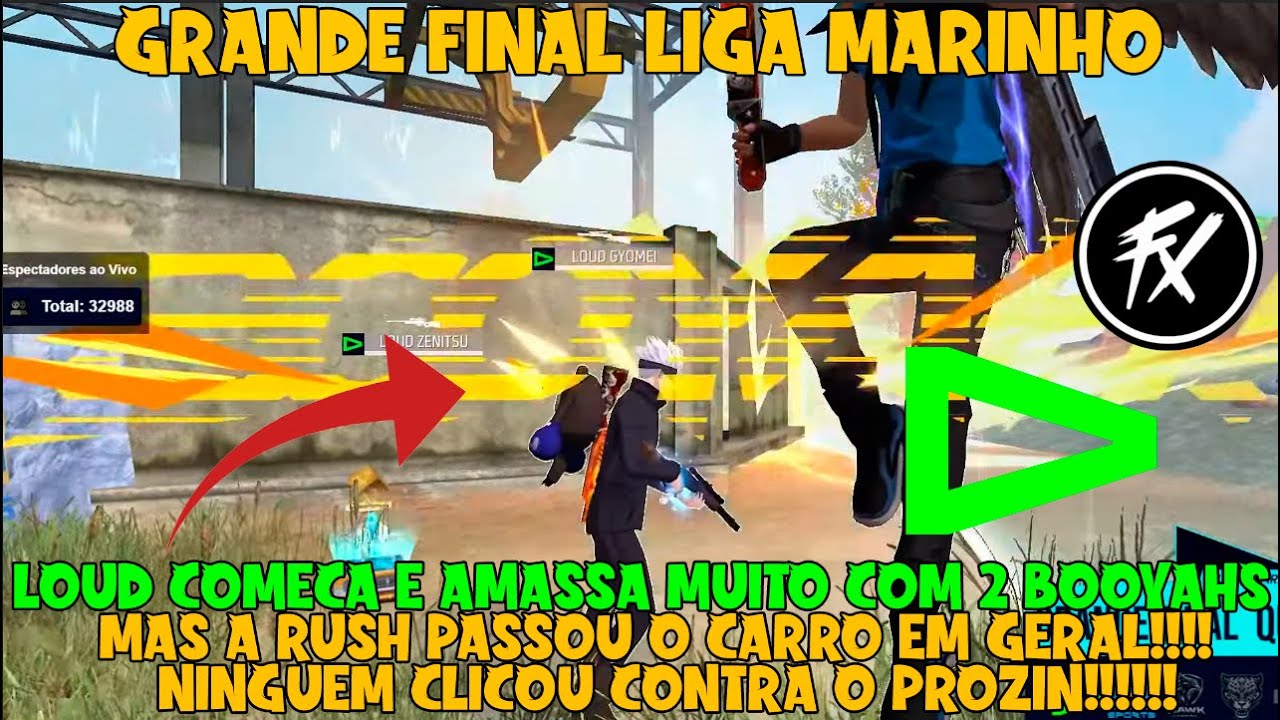 LOUD COMEÇA FINAL AMASSANDO GERAL!! MAS A RUSH PASSOU O CARRO EM GERAL. LOS, FLUXO E LOUD NÃO CLICOU