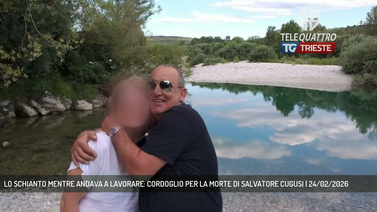 LO SCHIANTO MENTRE ANDAVA A LAVORARE: CORDOGLIO PER LA MORTE DI SALVATORE CUGUSI | 24/02/2026