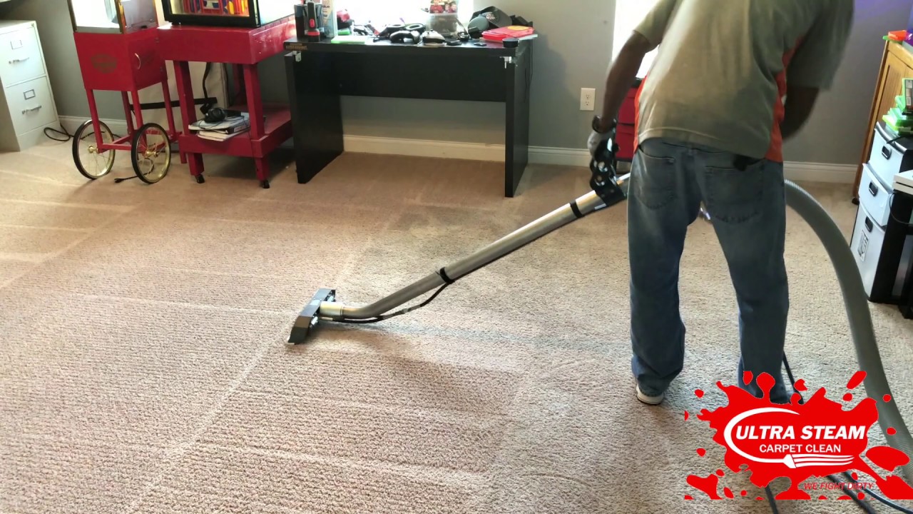 Cleaning Carpet With The Devastator Wand