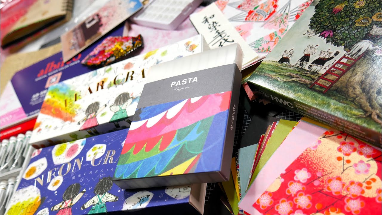 Unboxing a Gift Japan Art Supply and Stationary Haul - Thanks Michelle!