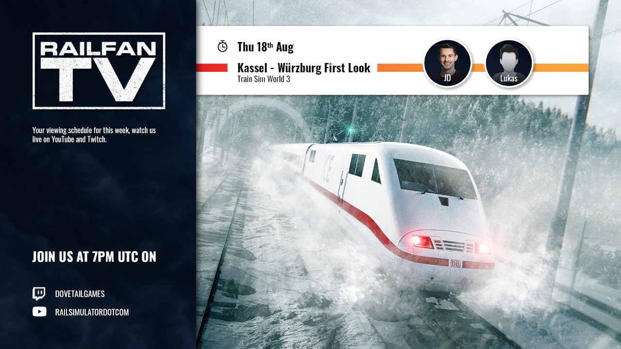 Schnellfahrstrecke Kassel-Würzburg - Preview - Train Sim World 3