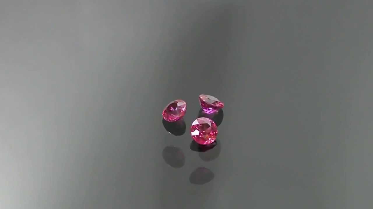 Wonderful 1.38 Carat Top Vivid Red  Ruby  Round Cut from Mogok, Burma   Size 4.40 - 4.50  mm