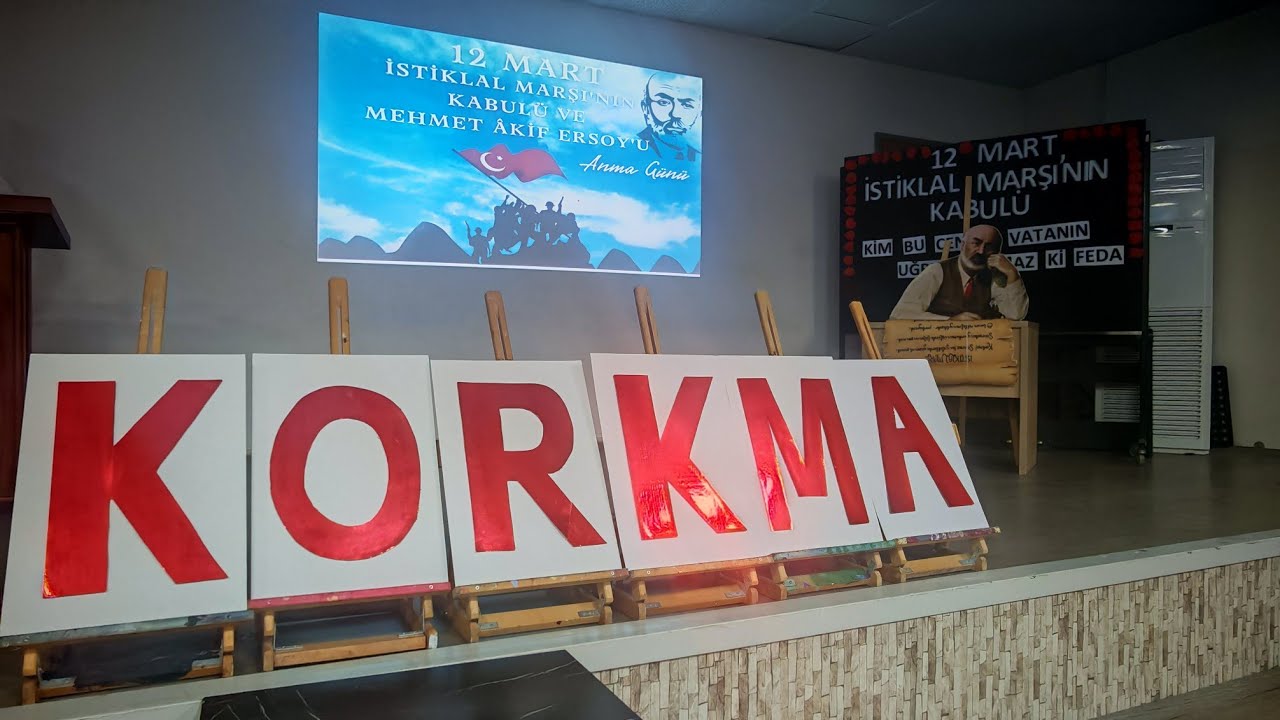 12 Mart İstiklal Marşının Kabulu ve  M. Akif Ersoy'u Anma Programı