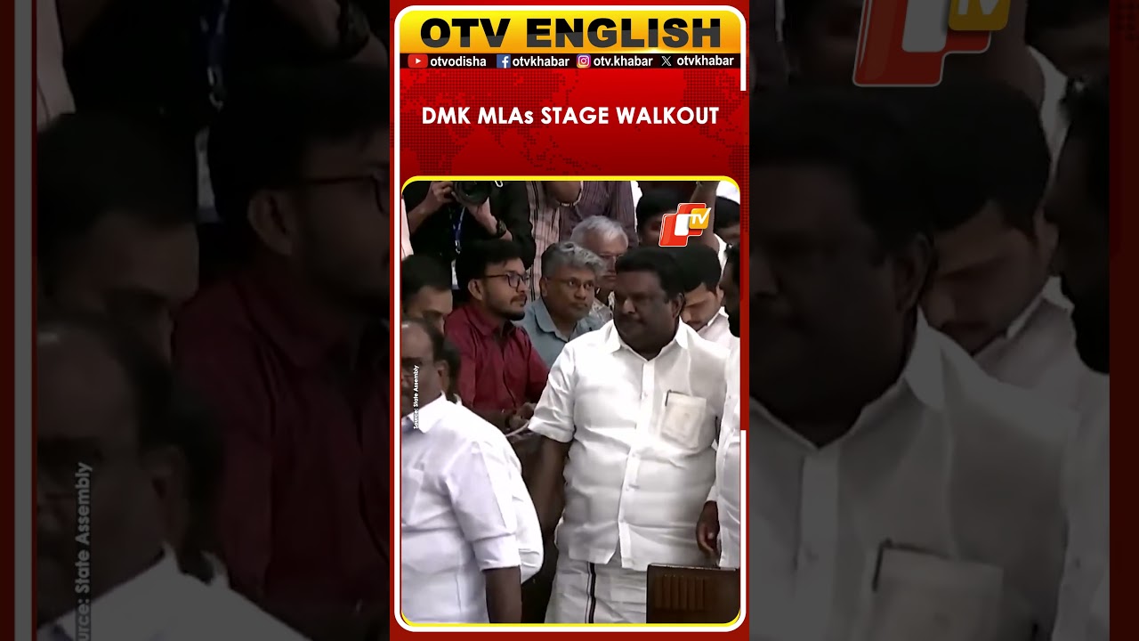 DMK MLAs Walk Out as CM Vijay Addresses Tamil Nadu Assembly