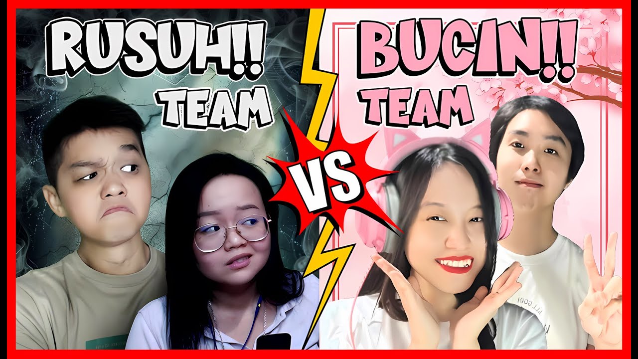 TEAM RUSUH VS TEAM BUCIN di CHALLENGE HIDE & SEEK !! KALAH = MAKAN LEMON !! Feat @Fanny Tjandra