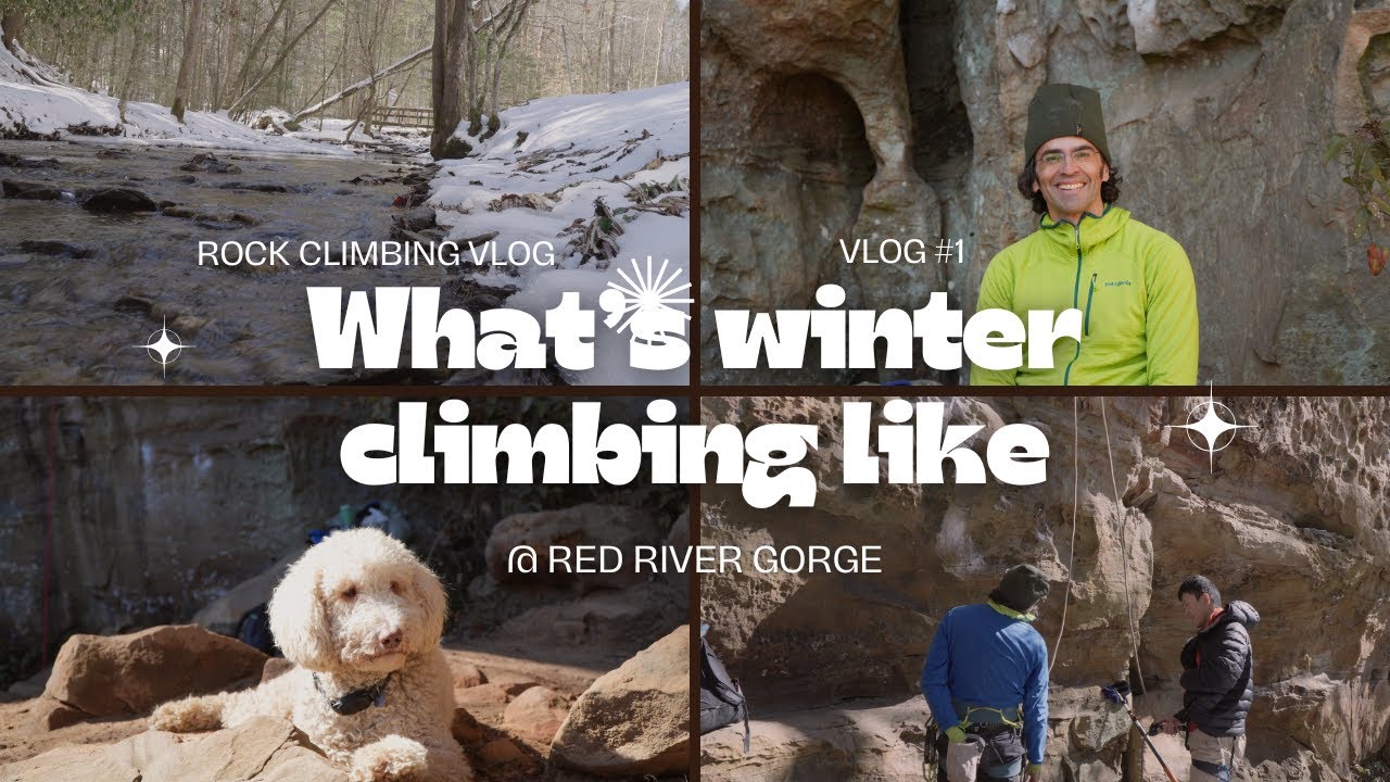 What is winter climbing like at Red River Gorge?