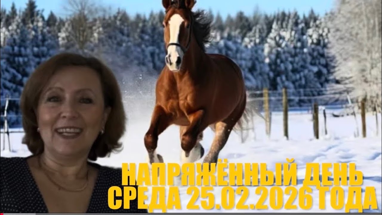👌👌Влияние среды 25 февраля 2026 года 👌👌