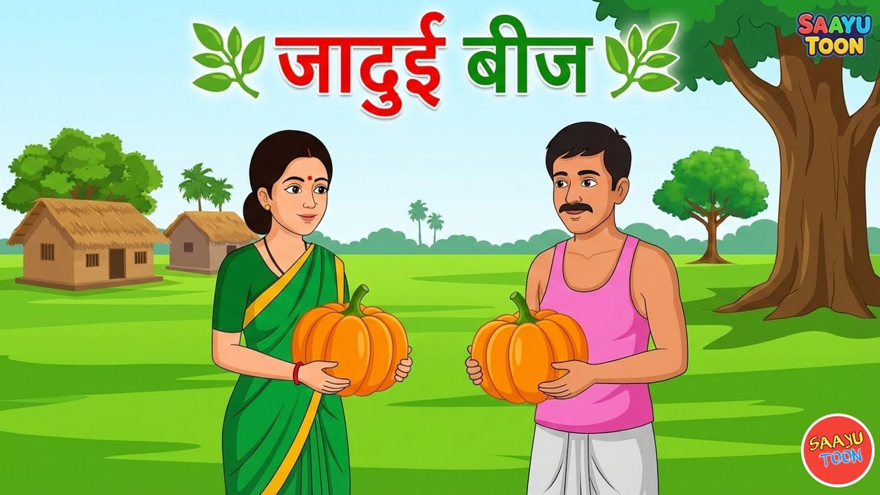 जादुई बीज / magic seeds/Moral Story/Cartoon Story/Hindi Kahani/@saayutoon /2026