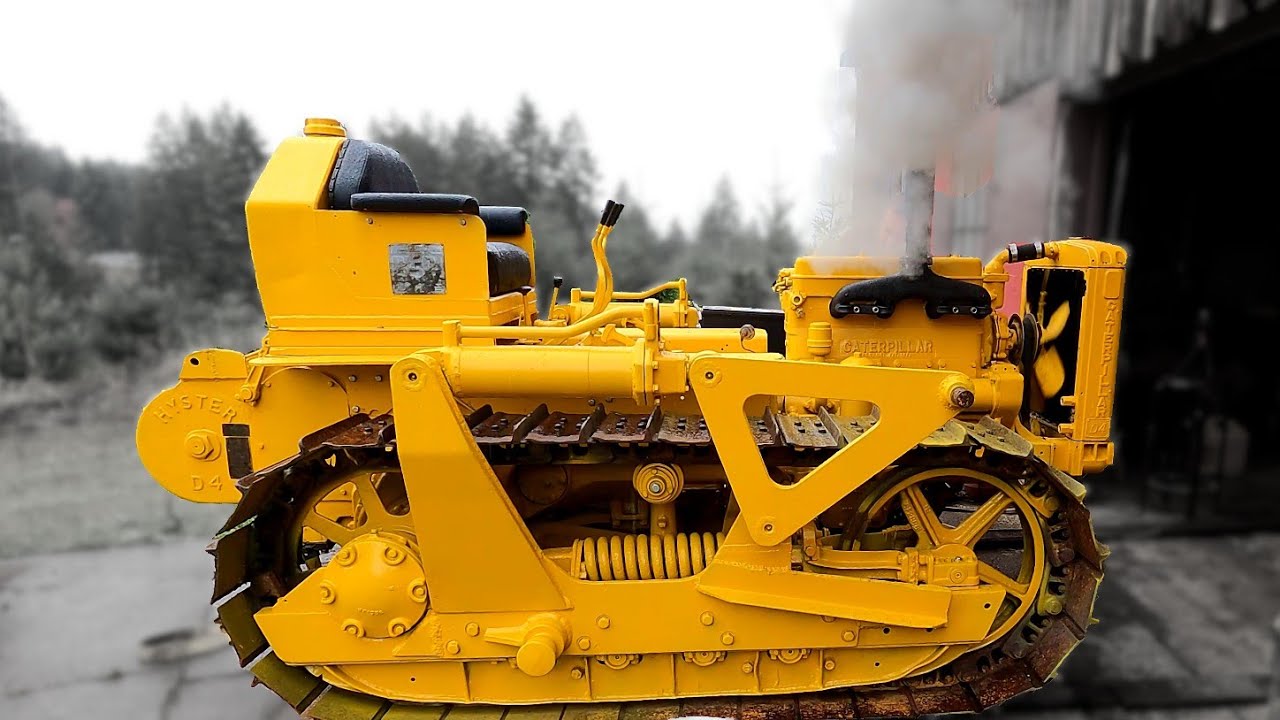 First start of the Caterpillar D4!  Sixteen months in the making!
