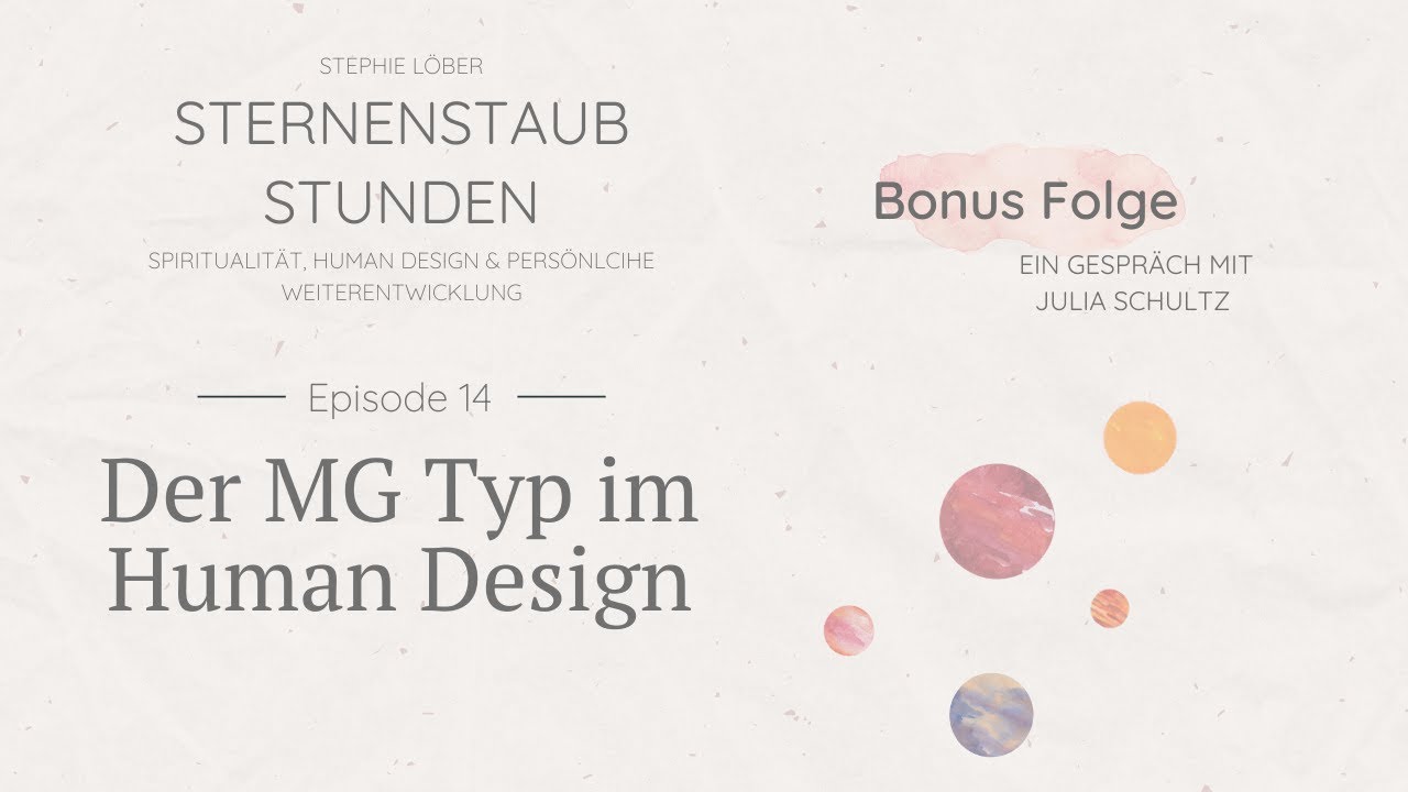 Der Manifestierende Generator Typ im Human Design