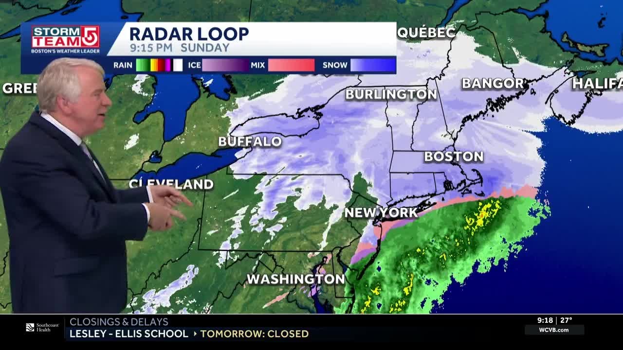 Video: Heavy snowfall continues until midnight
