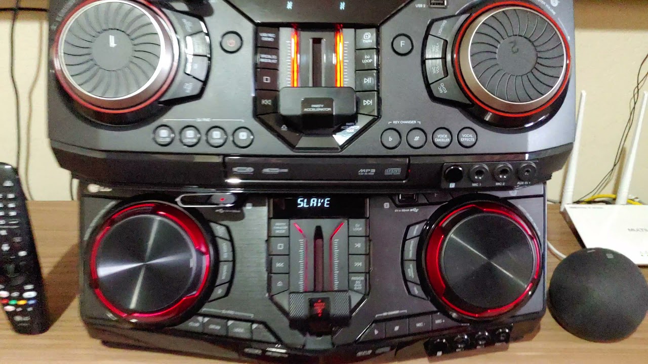 LG Xboom CL88 e CJ88 tocando juntos - Dicas de Funções