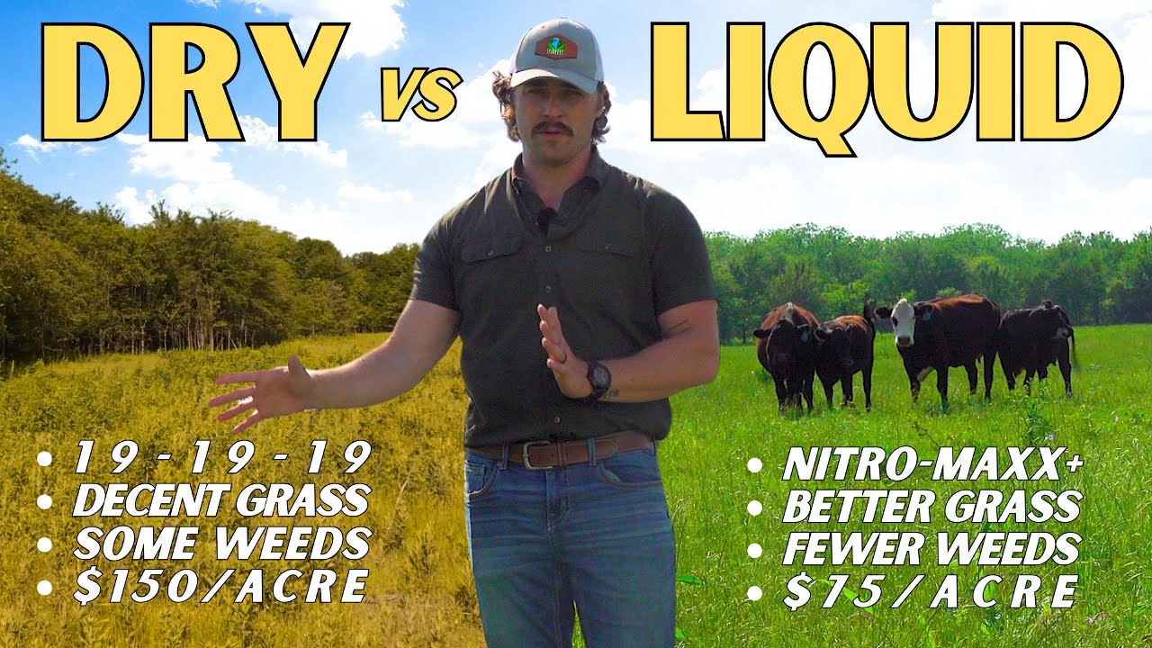Comparing Liquid & Dry Fertilizer | AgriTec&rsquo;s Liquid Nitrogen vs 19-19-19 on Pasture