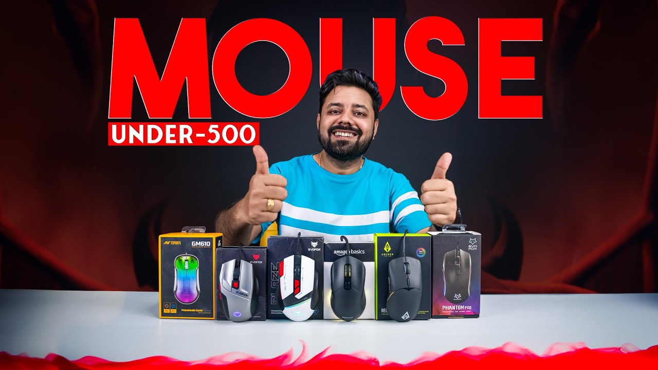 Top Gaming Mouse Under 500 in 2024 | All Budget Gaming Mouse of 2024 Amazon