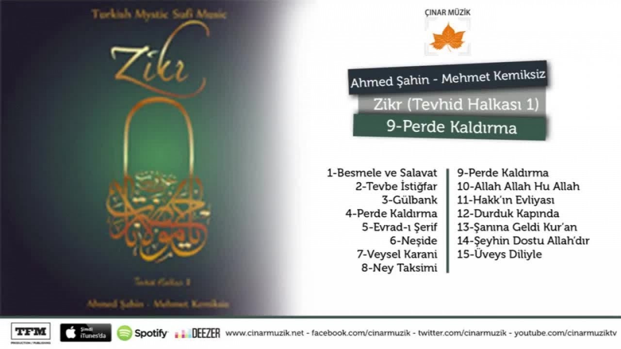 Ahmed Şahin - Perde Kaldırma / Allah Ya Daim