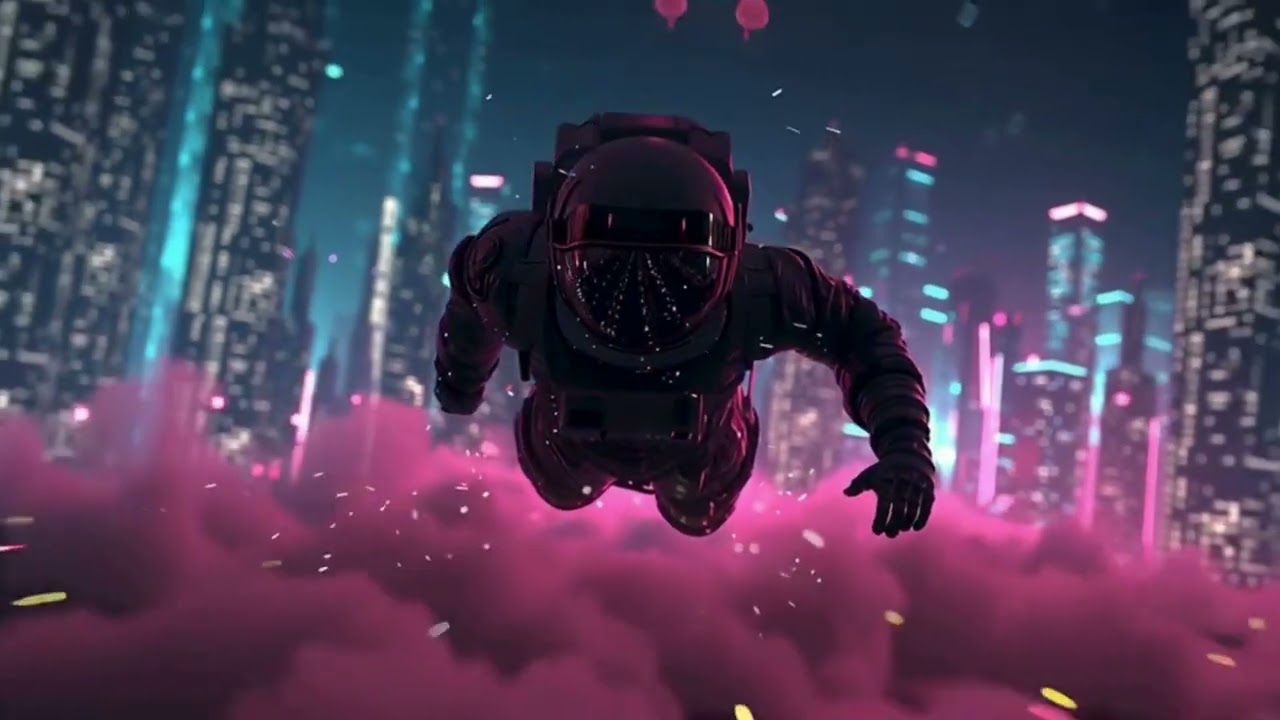 ADHD Focus Synthwave | Space Techno Beats for Calm Productivity