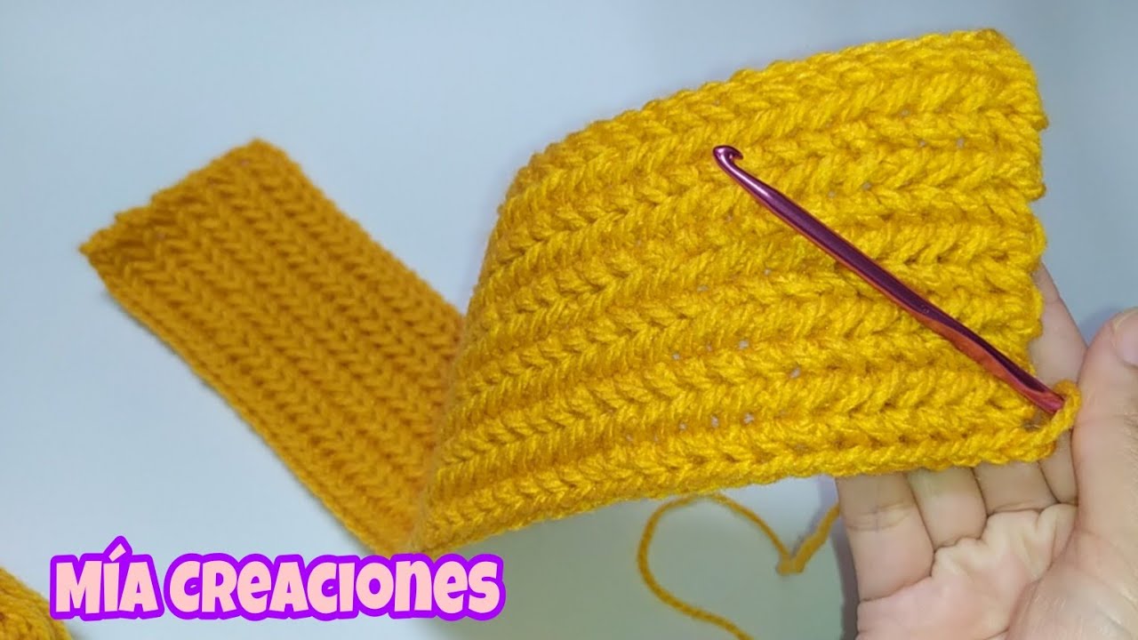 Punto a Crochet Trenzas en Relieve/ Punto Cruzado en Relieve / Embossed Crochet Stitch / Punto N# 5