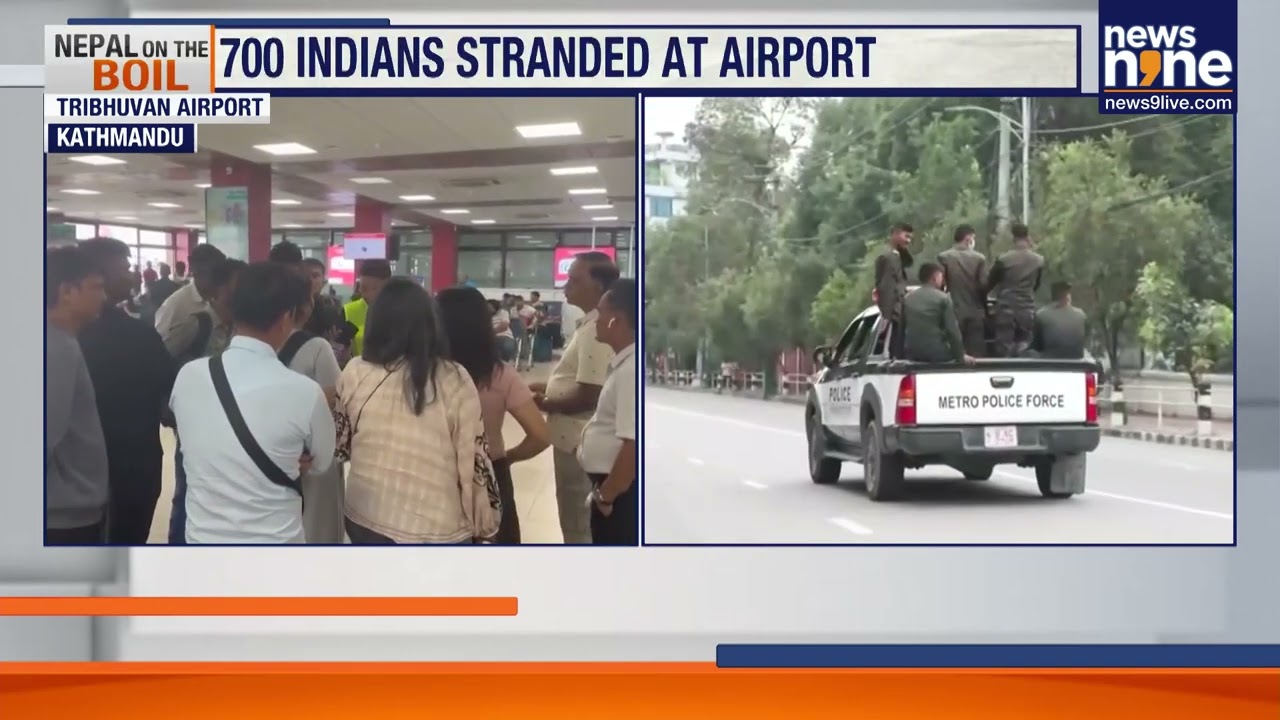 Hundreds of Indians Stuck in Nepal Due to Cancelled Flights Amid Nepal Unrest | Airport Closed