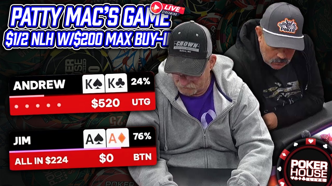 $1/2 NLH - PATTY MAC's GAME | PHFW LIVE