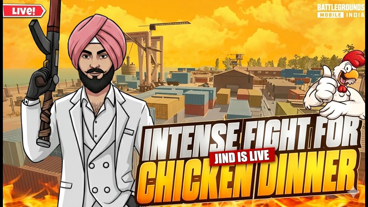 Intense fight for chicken dinner | Road To  1k Subscribers | #jindislive