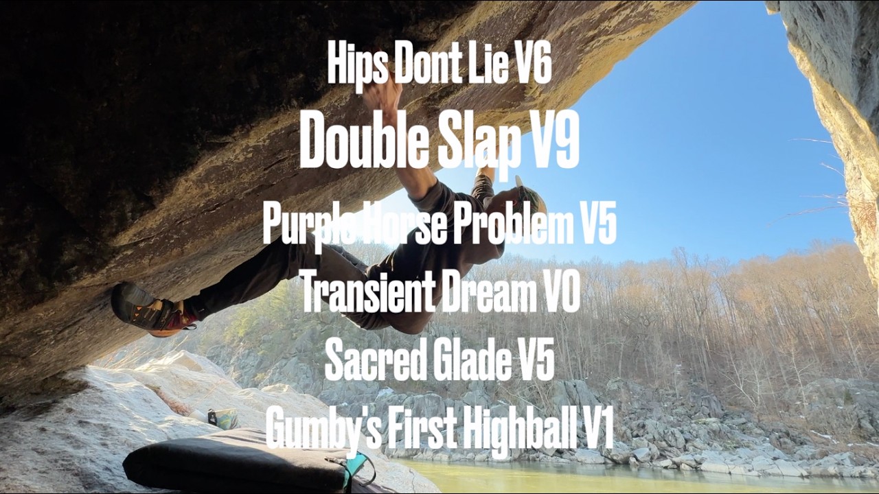 Great Falls Bouldering - A Few Classics